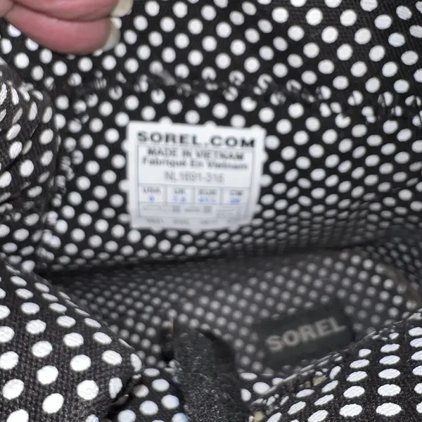 Sorel Out N About Olive Green Leather Duck Waterproof Boots Size Women's 9‎ EUC - Image 6