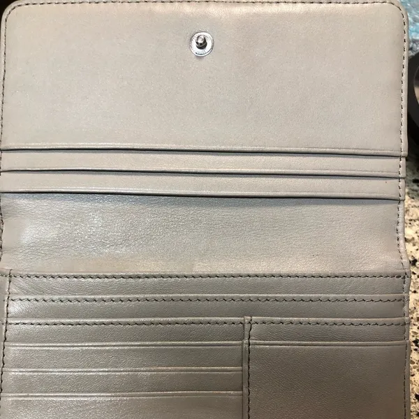 Tory Burch Marion Embossed Leather Convertible Clutch Wristlet, Taupe - Image 8