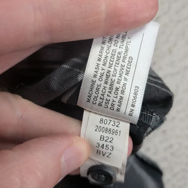 Alaskan Hardgear Duluth Midnight Sun Shirt 80732 XXL Black Gray Plaid Wool Blend - Image 8