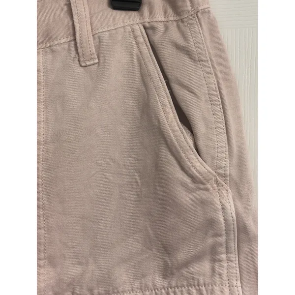 Aerie Women’s Blush Pink High Rise Frayed Hem Utility Shorts Size M/M - Image 4