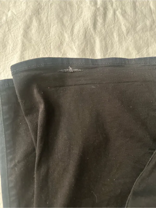 Levi's Black Wide Leg Flare Jeans - Image 3