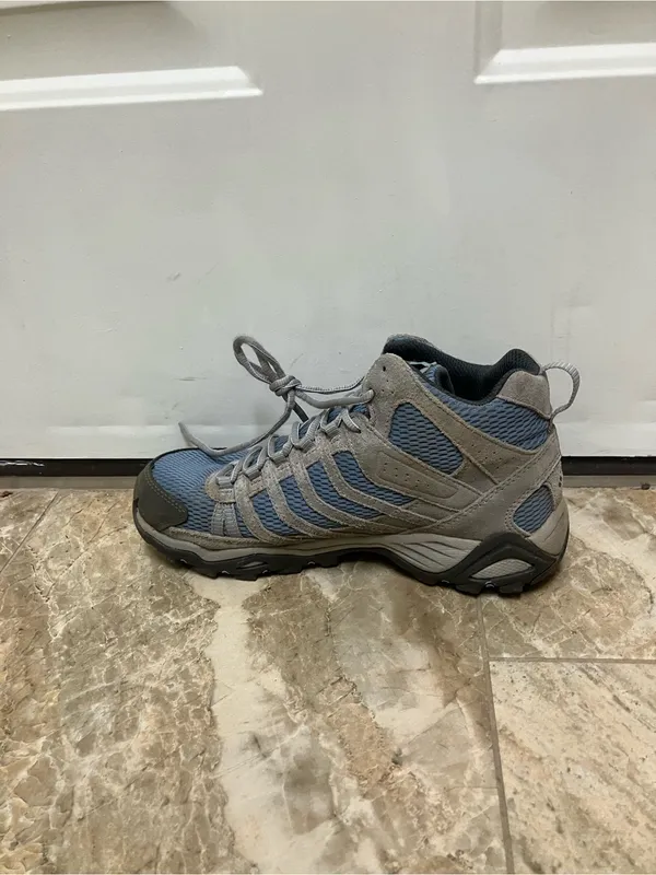 COLUMBIA Armitage Lane Mid Waterproof Hiking Boots Women’s 8.5 Grey blue - Image 7