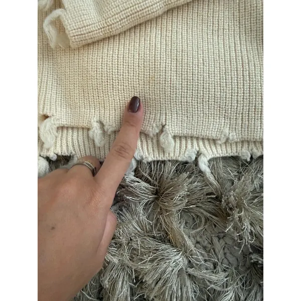 Revolve Lovers and Friends Prospect Sweater Cream Size XS - Image 8