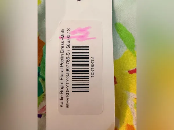 Karlie Multicolor Floral Halter Dress with Green and Pink Accents NWT - Image 9