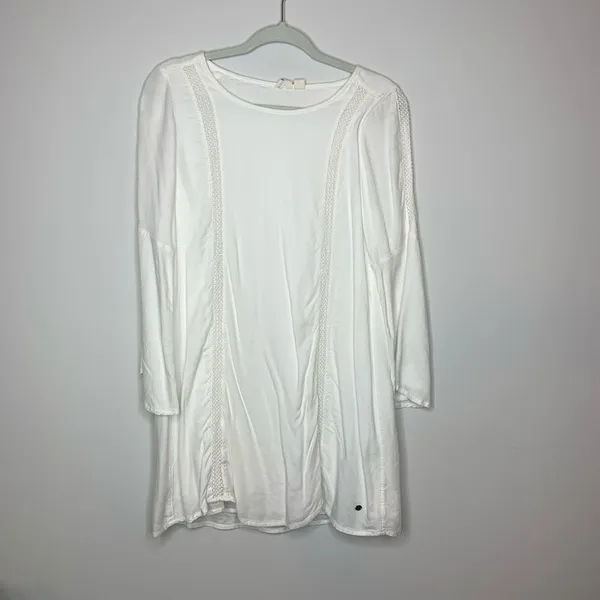 Roxy White Flowy Dress - Image 4