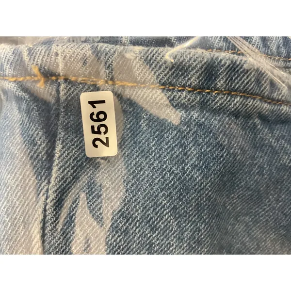 Levi's Womens Icon Skirt Denim Mini Button Fly Blue 26 - Image 6