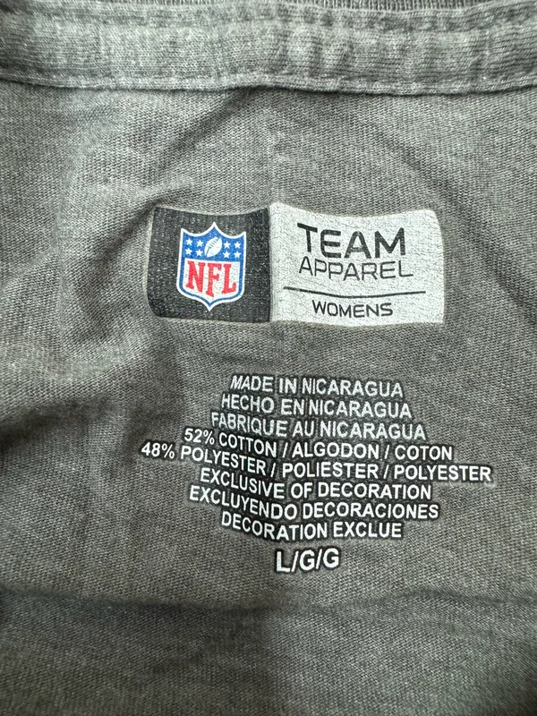 NFL Miami Dolphins Long Sleeve Grey Tee Shirt Size Large - Image 4