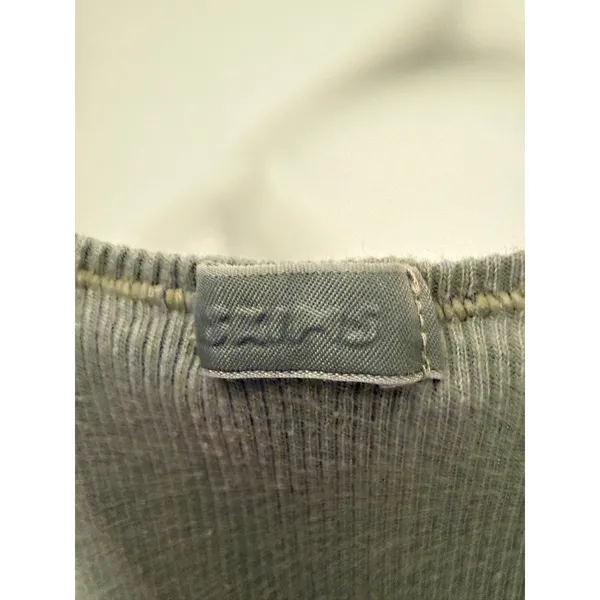 SKIMS Ribbed Scoop Neck Tank Top Sage Green‎ Sleeveless Crop Top Womens Size M - Image 4