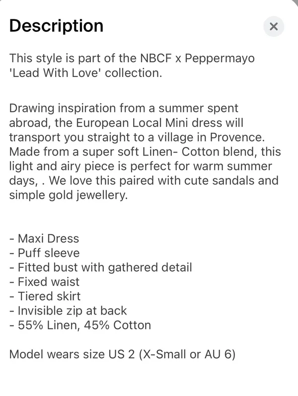Peppermayo European Linen Dress - Image 5