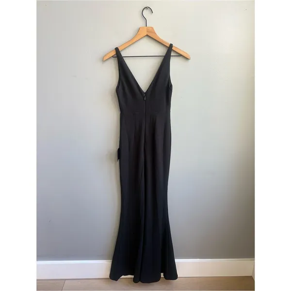 Lulu’s Melora Black Sleeveless Maxi Dress Elegant Black V-Neck Evening Dress NWT - Image 9