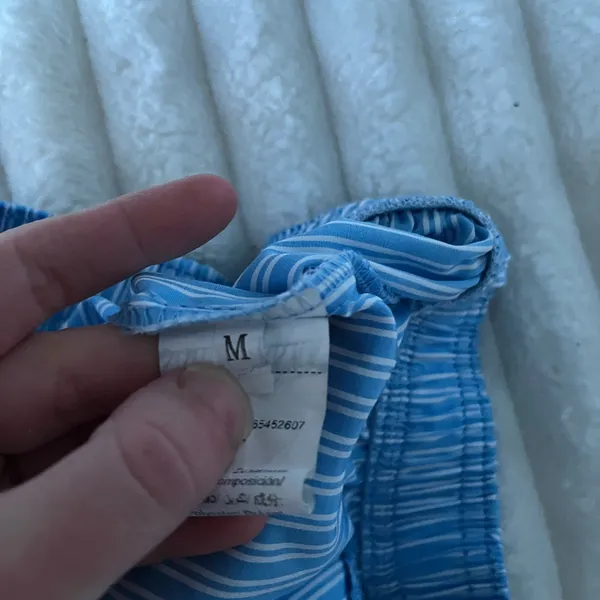 Amazon Blue Striped Shorts - Image 5