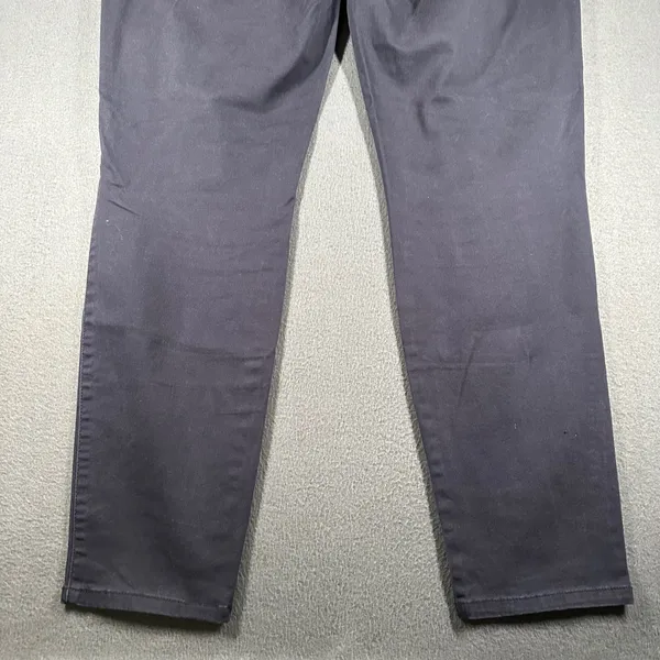 AERO Skinny Ankle Pants Womens 16 Long Navy Casual Chino‎ Stretch Flat Front - Image 14