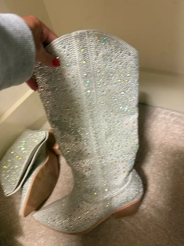 Cowboy Sparkly Boots - Image 4
