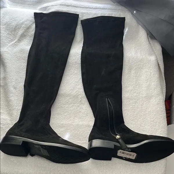 ANTONIO MELANI Black Over the Knee Boots - Image 2