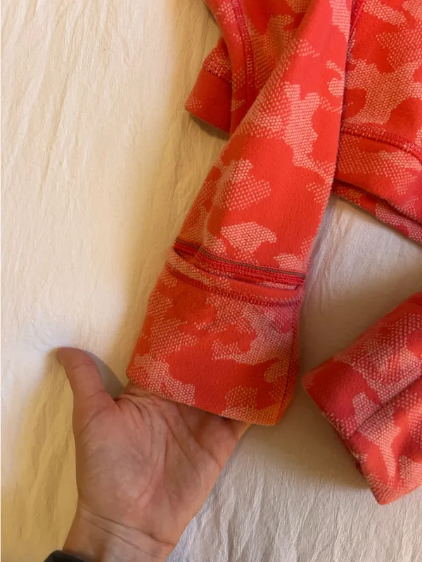Pink Camo Lululemon Quarter Zip - Image 4