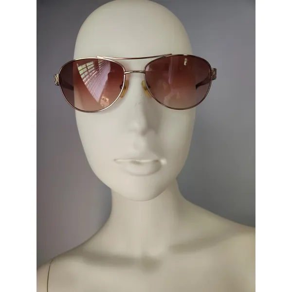 Vera‎ Bradley Aviator Sunglasses Marlene Floral Flowers Pink Rose Temples Case - Image 11