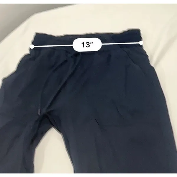 Lululemon Beyond The Studio Crop Pants Women's Size 4 Navy Blue Athletic - Image 6