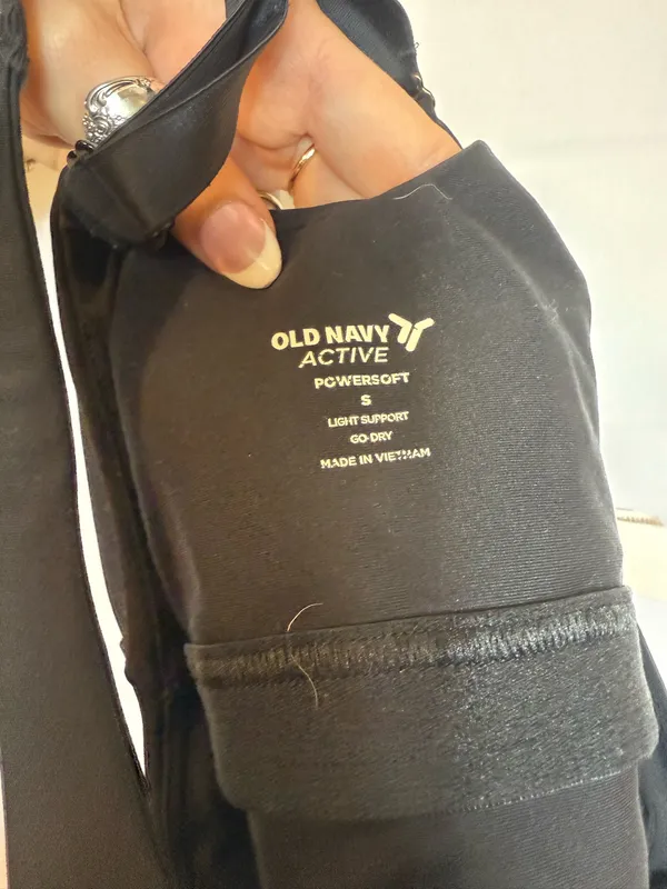 Old Navy Active Tank Go-Dry Black Top - Image 3