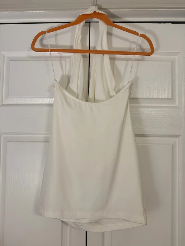 superdown White Halter Mini Dress - Image 3