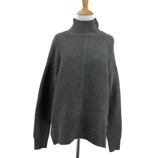 ✨SWEET ROMEO Ribbed Mock Neck Pullover Sweater✨ - Image 6