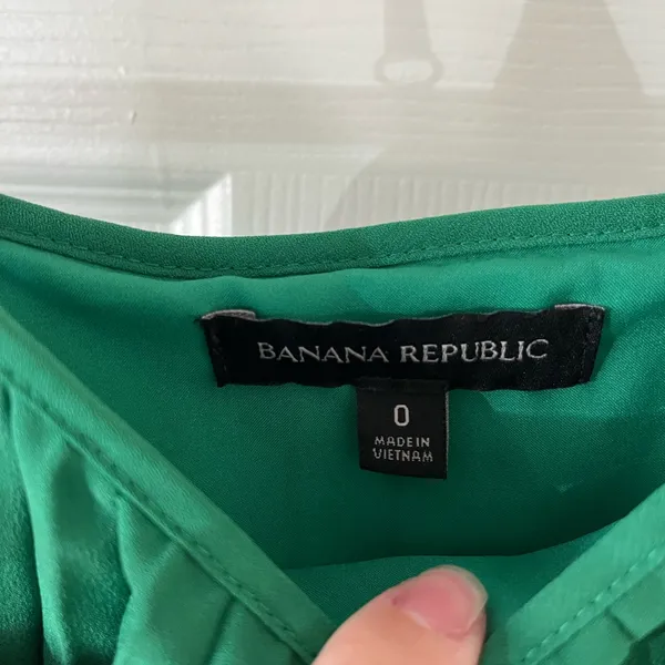 Banana Republic Green Maxi Dress - Image 3