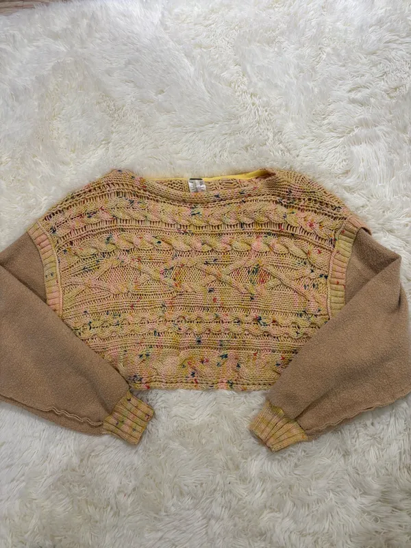 Free People Cropped Sweater - Image 2