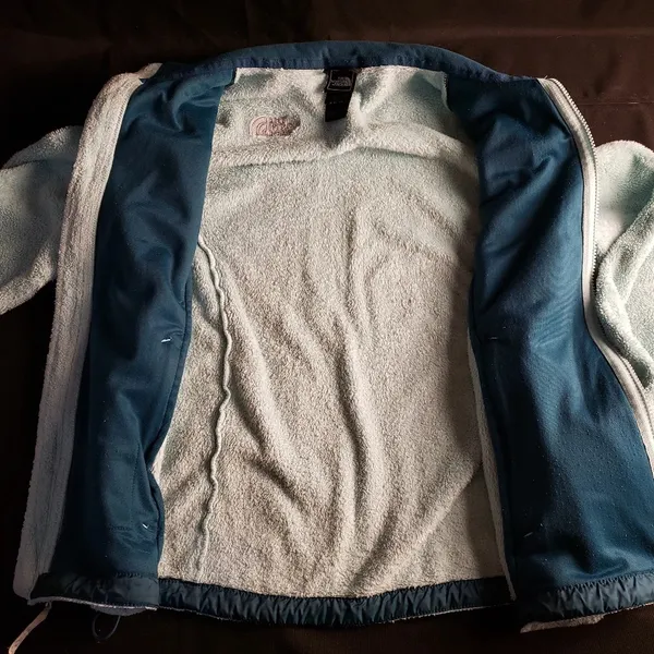 The North Face Fleece Full‎ Zip Jacket Blue Women’s Medium - Image 3