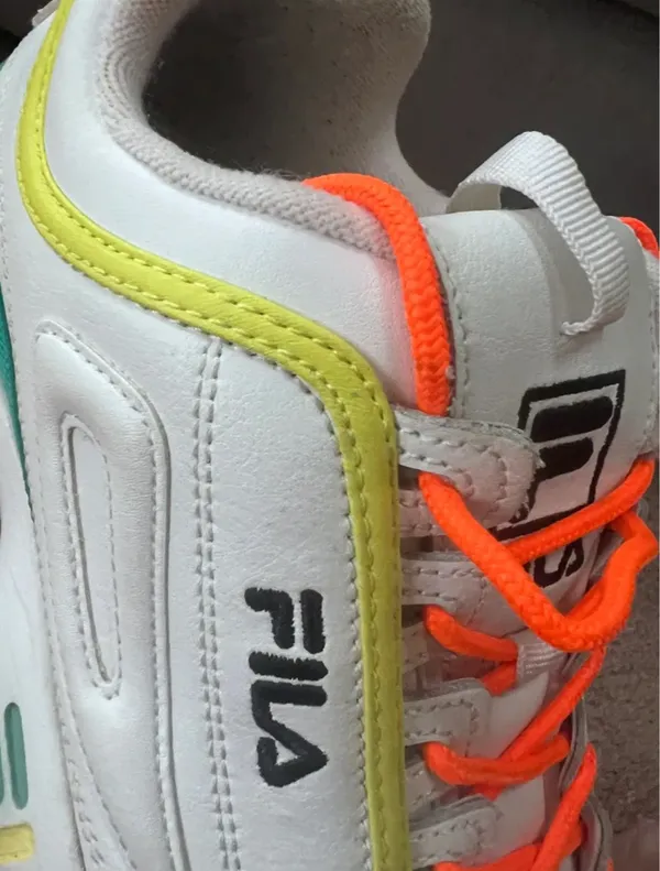 FILA Disruptor II Neon Chunky Sneakers - Image 5