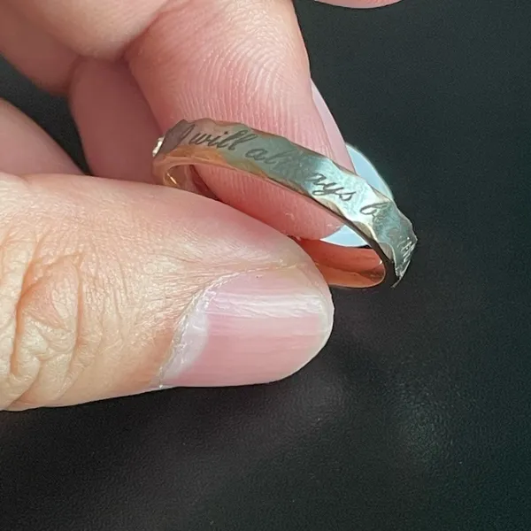 I will always be with you woman promise ring size 10 - Image 3