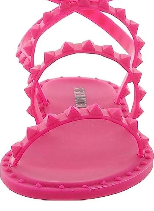 Travel Sandals In Hot Pink/Fuchsia  - Image 3