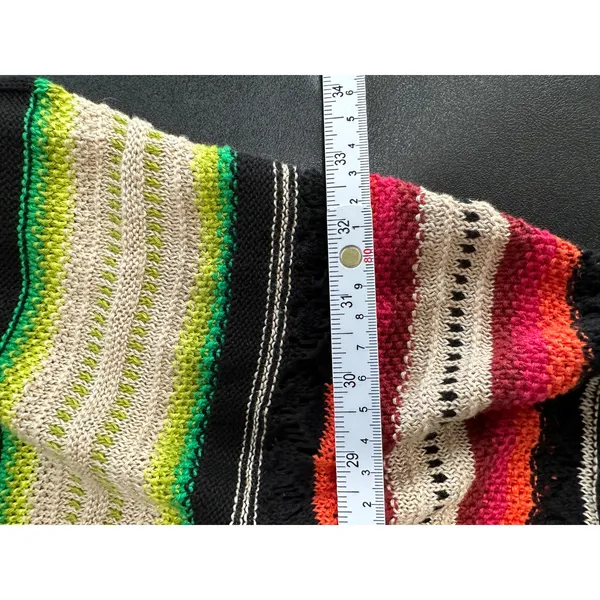 Lauren Ralph Lauren Women's Multicolor Striped Open Front Knit Cardigan Sweater‎ - Image 10