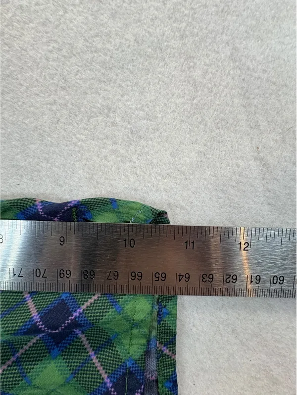 Aerie Women’s Small Green Navy Plaid Boxer Shorts Elastic Waist Lounge - Image 8