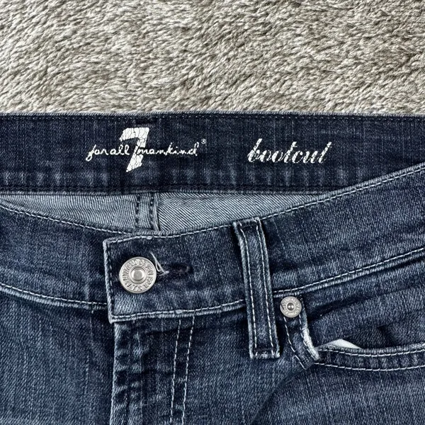 7 For All Mankind Bootcut Denim Jeans Women's 29 - Image 8
