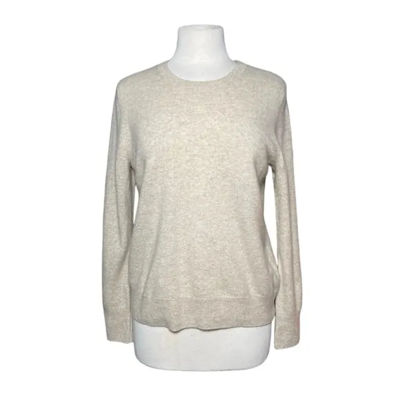 NADAAM Women’s The Original Cashmere Crewneck Sweater in Oat - Image 2