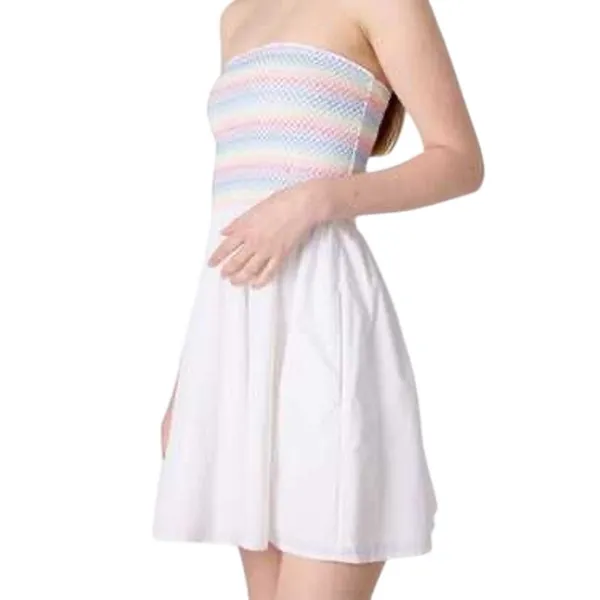 Abercrombie & Fitch For The Trevor Project Pride Strapless Midi Dress Size S - Image 2