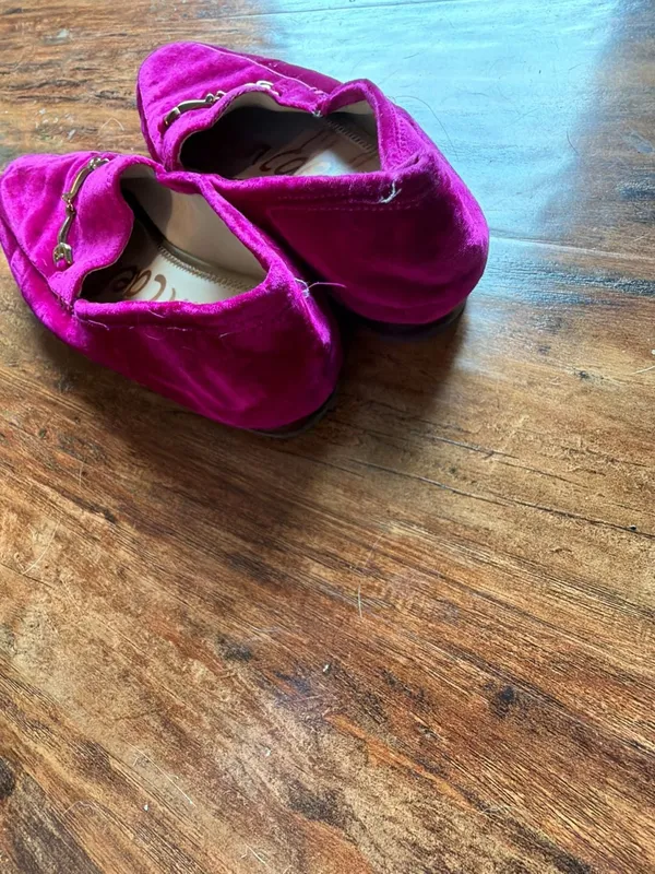 Sam Edelman Loraine Velvet Loafers Size 7M - Image 4