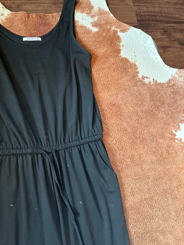 Reoria Amazon black jumpsuit  size medium  - Image 3