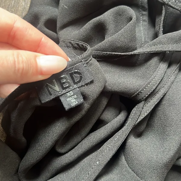 NBD BLACK SHEER TOP - Image 3