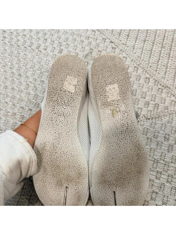 Jeffrey Campbell "Thalion" Mary Jane Tabi Flats in White - Image 6