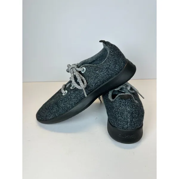 Allbirds Wool Runners Women 8 Dark Gray Merino Wool Sustainable Sneakers - Image 4