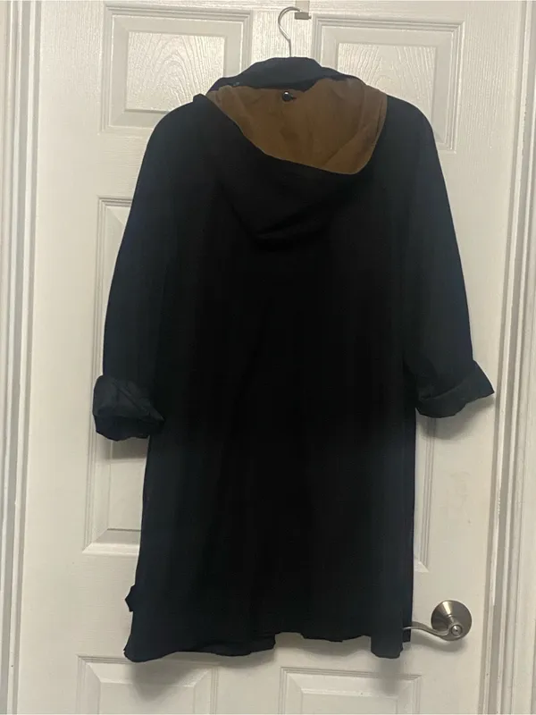 Vintage Gallery Two Tone Lined Trench Coat Brown Size M - Image 3