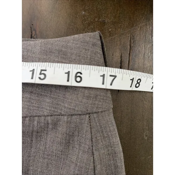 Banana Republic Jackson Fit Trouser Womens 10 Brown Wool Stretch Pants Size 10 - Image 6
