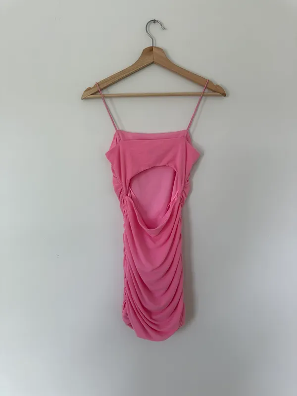 Sky to Moon Pink Mini Dress - Image 12