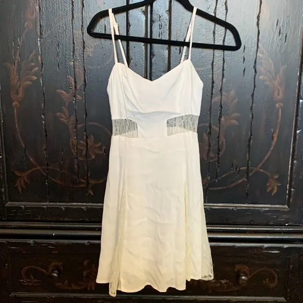 By the Lace-Sides White Lace Dress by Lush Size Small - Image 13