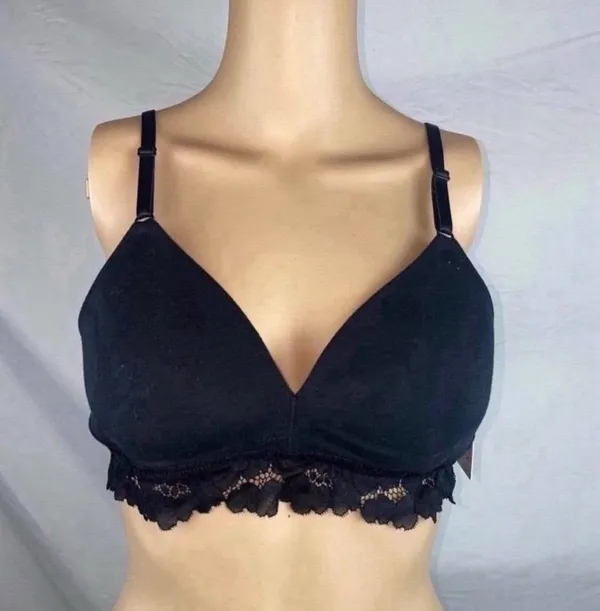NEW Lace Bra Black Size 34 B - Image 7