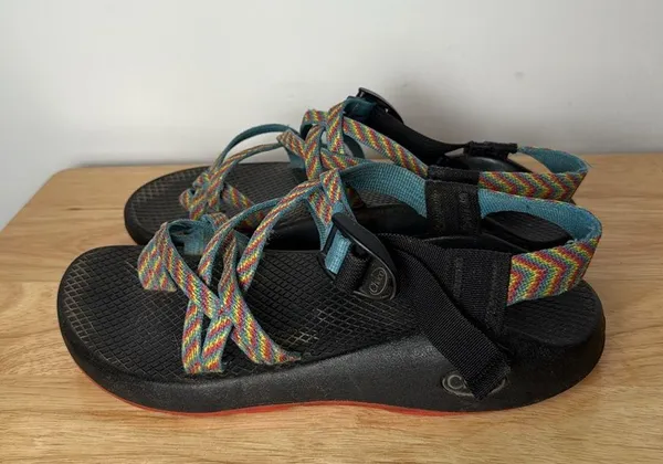 Chaco ZX 2 Rainbow Yampa Fiesta Hiking Water Vibram Strappy Sandals Women 8 - Image 5
