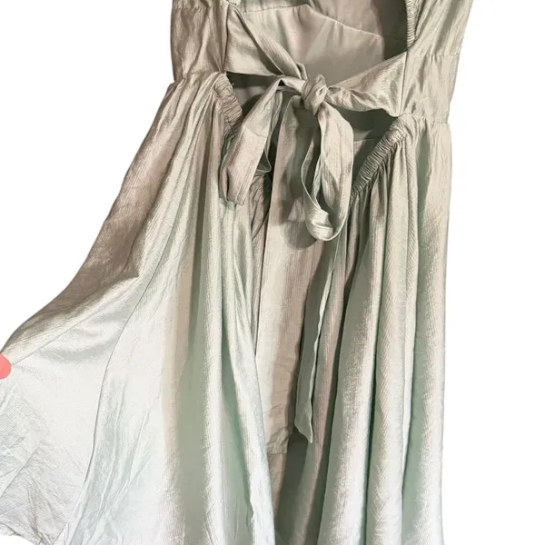 Blu Pepper Puff Sleeve Tie Back Fit & Flare Mini Dress NWT - Image 8