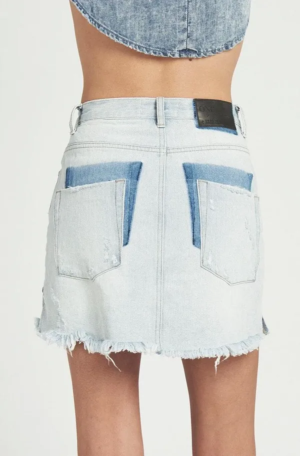 One Teaspoon Denim Skirt - Image 2