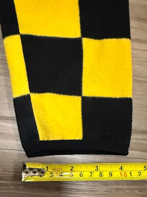 NASCAR Checkered Quarter Zip Fleece Sweatshirt Cropped Y2K Streetwear - Image 8