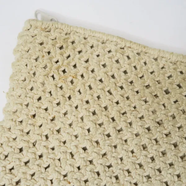 Vintage 70s Crochet Boho Philippine Macrame Crochet Clutch - Image 12